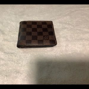 Auth LOUIS VUITTON Damier Marco Wallet Bifold Case
